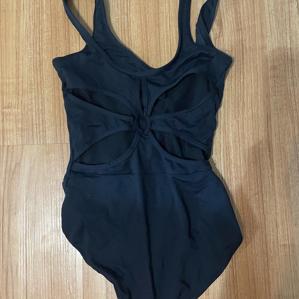 Bloch black leotard dance